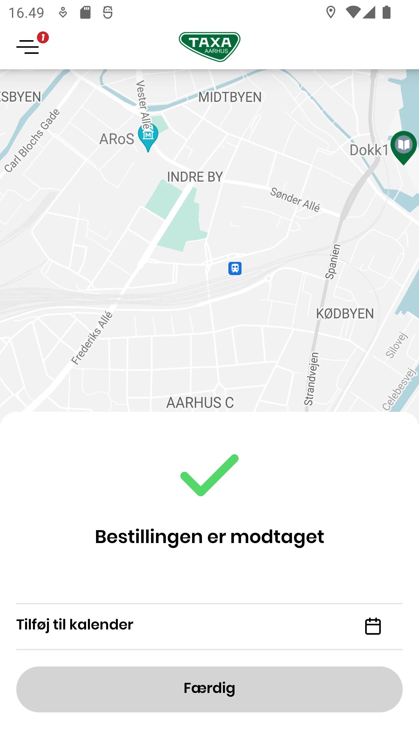 Aarhus Taxa screenshot